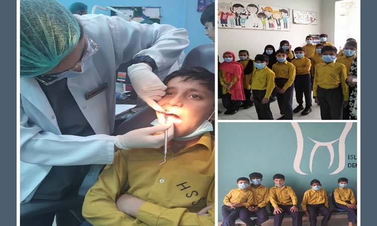 IMDC organises dental camp for children at Harf Foundation School