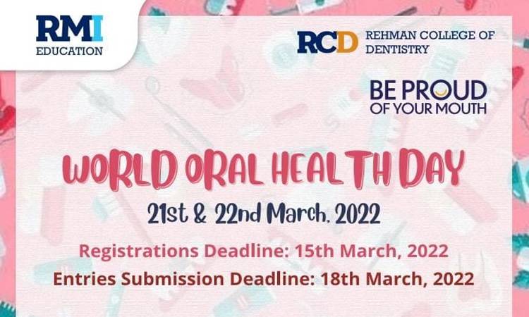Rehman College of Dentistry gets ready for WOHD 2022 campaign