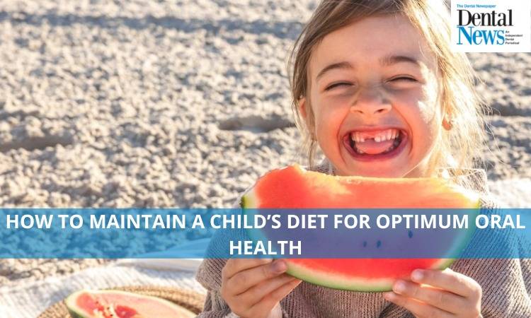 How to maintain a child’s diet for optimum oral health