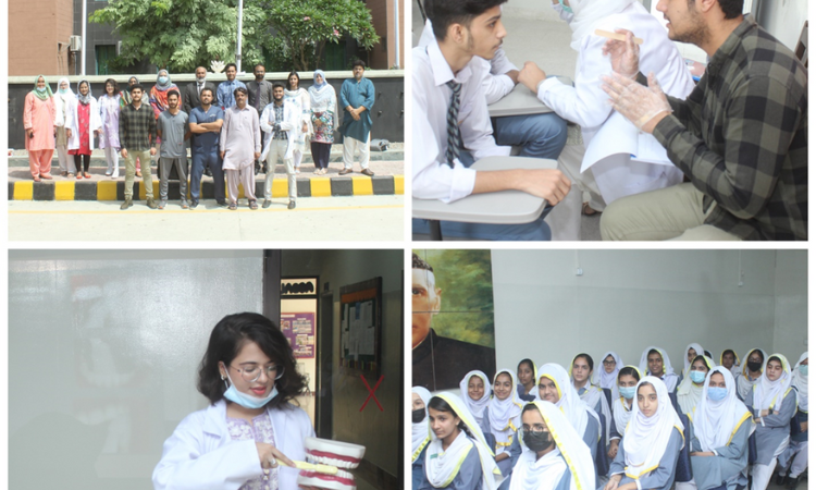 Community outreach activity by Baqai Dental College at ‘Quaid-e-Azam Rangers School and College’
