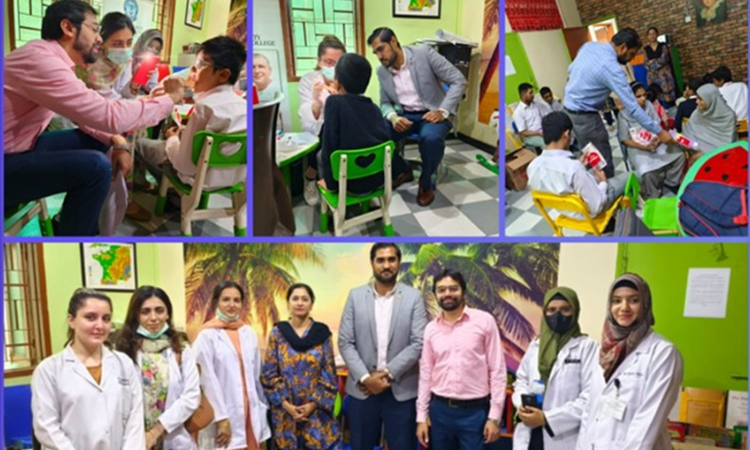 An effort to uplift oral health of the differently abled: visit to Silver Line school 