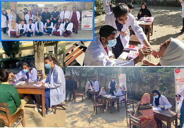 HITEC-IMS holds dental camp in rural area