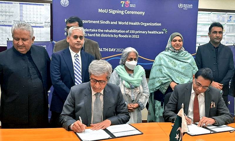 WHO to rehabilitate 150 flood-hit Sindh health facilities 