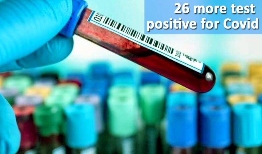 26 more test positive for Covid