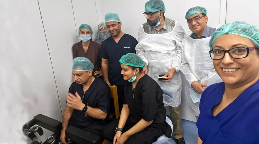 JPMC team conducts first robotic surgery