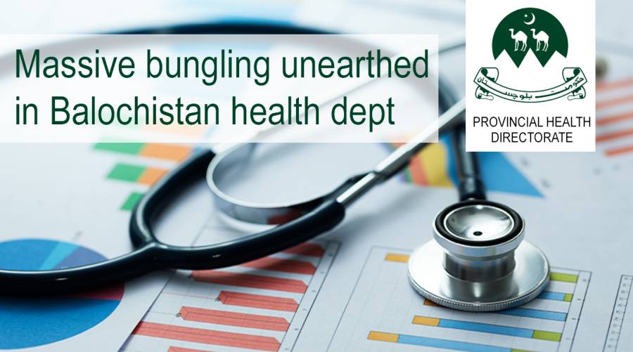 Massive bungling unearthed in Balochistan health dept