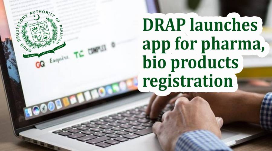 DRAP launches app for pharma, bio products registration