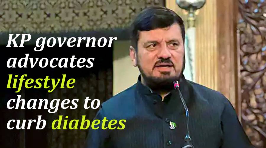 KP governor advocates lifestyle changes to curb diabetes 