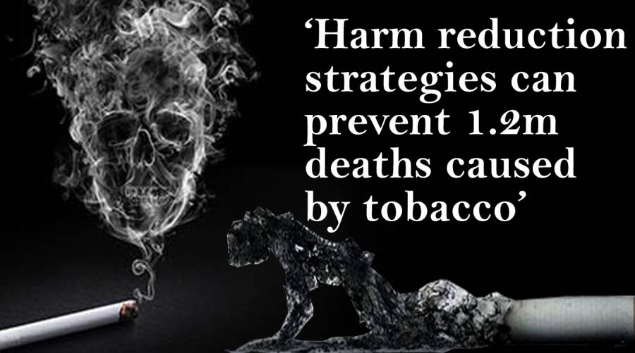 ‘Harm reduction strategies can prevent 1.2m deaths caused by tobacco’