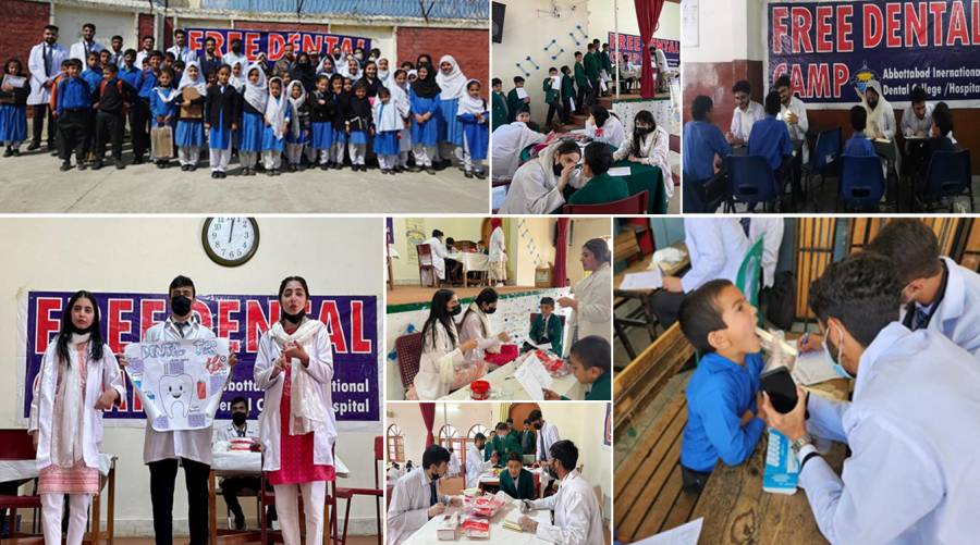 AIMI teams examine 10,550 kids in 17 Abbottabad schools 