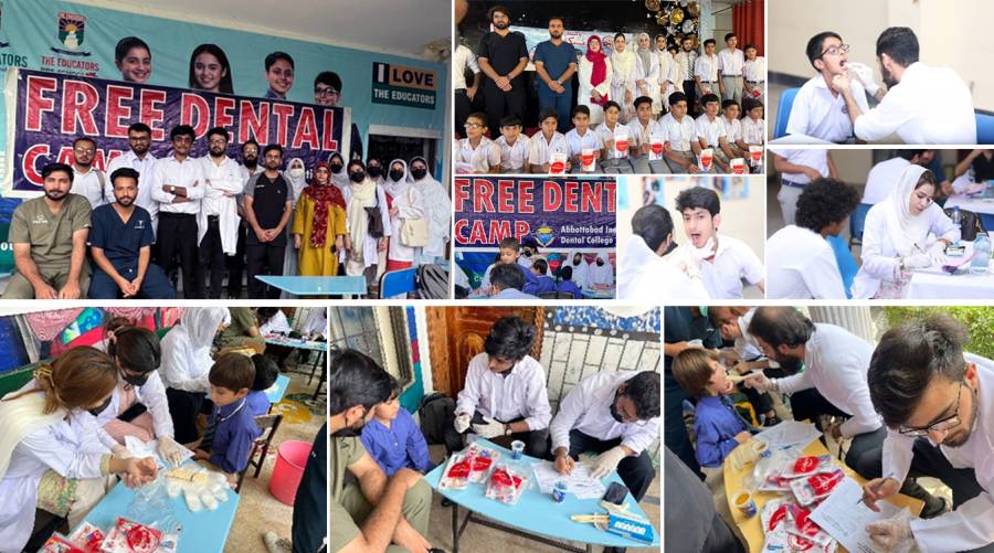 AIMI teams examine 10,550 kids in 17 Abbottabad schools 