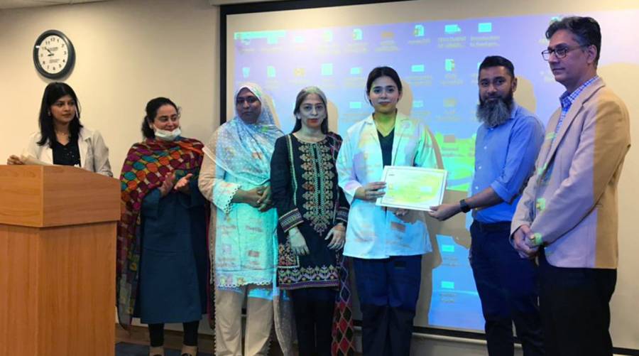 Clinical case contest at Ziauddin Dental College